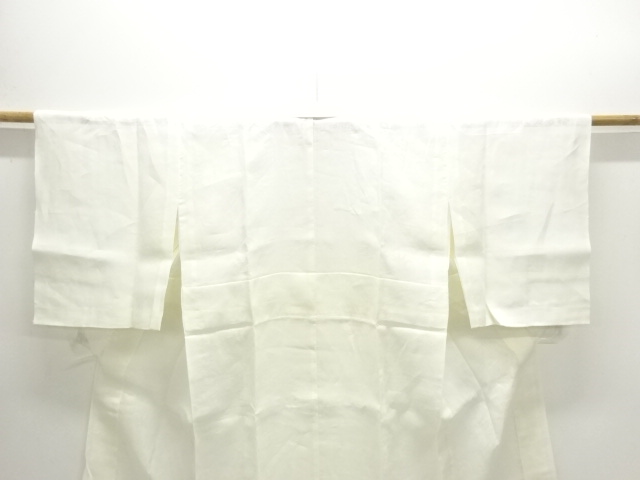  アンティーク　本麻すかし織花模様長襦袢